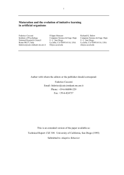 Maturation and the evolution of imitative learning in artificial organisms