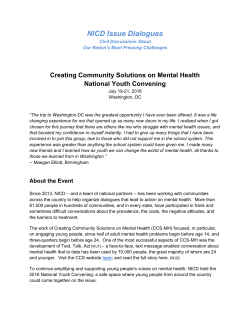 Birmingham participants -- who are part of the local Mental Health