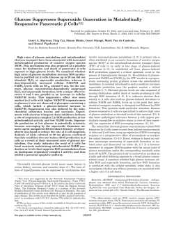 Glucose Suppresses Superoxide Generation in Metabolically