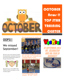 Newsletter - Top Star Training Center