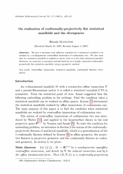 centroaffiffiffine immersion, and denote by \nabla