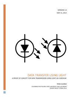 Data Transfer Using Light - Digital Commons @ Cal Poly