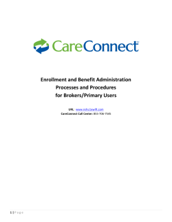 Enrollment and Benefit Administration Processes