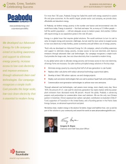 Peabody Energy Corporation