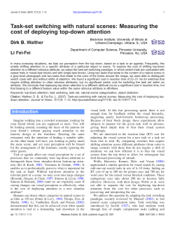 Task-set switching with natural scenes: Measuring the cost of