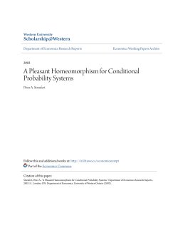 A Pleasant Homeomorphism for Conditional Probability Systems