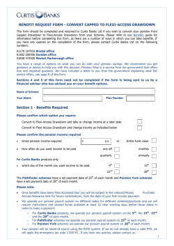 Flexi Access Conversion Form