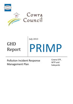 GHD Report - Cowra Council