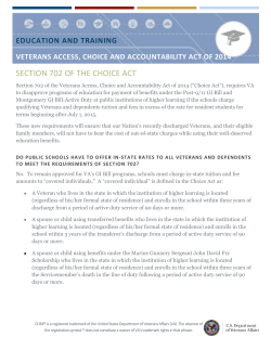 Section 702 (The Choice Act)