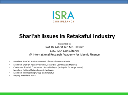 Sukuk in Supporting &ldquo;Green Energy Green Financing&rdquo; Programme