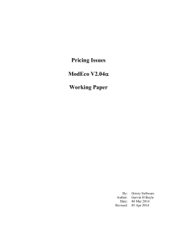 140405 ModEco Pricing Issues V2.04A R5