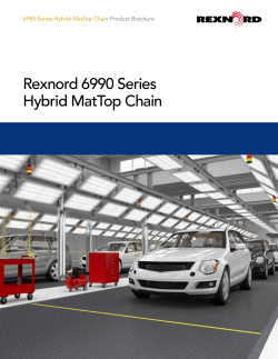 Rexnord 6990 Series Hybrid MatTop Chain