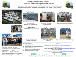 Foam Roofing Chiller Plant Laundry Room Upgrades