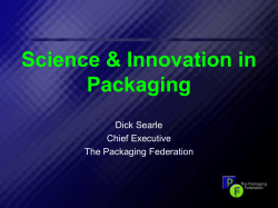 The Role of Packaging in Society