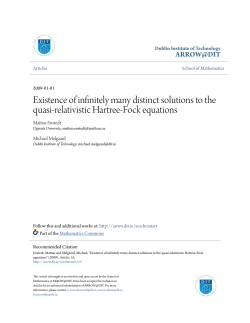 Existence of infinitely many distinct solutions to the