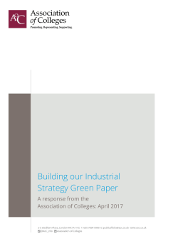 Building our Industrial Strategy Green Paper