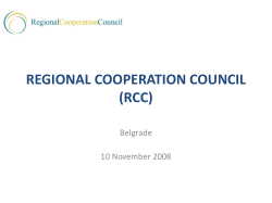 Founding of the Regional Cooperation Council