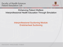 ETT Suctioning Module