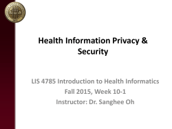 HIPAA Security Rule - Canvas by Instructure