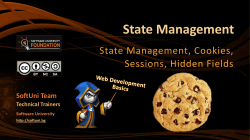 Sessions and Cookies