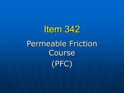 Item 342 - Asphalt-Rubber Information Log-in