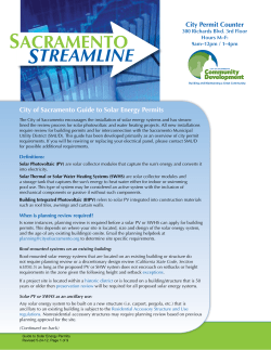 City of Sacramento Guide to Solar Energy Permits, page 3