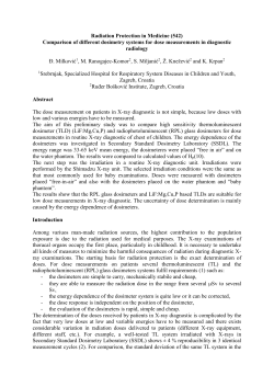 Radiation Protection in Medicine (542)