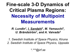 necessity of multipoint measurement