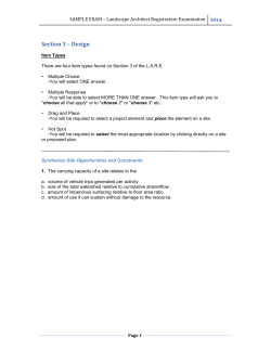 Section 3 &ndash; Design