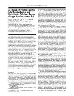 An Integrated Method Incorporating Sulfur