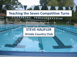 Teaching the Seven Competitive Turns