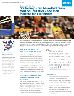 Scribe helps pro basketball team start sell-out