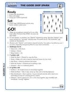 THe gOOD sHIP sPark - Carroll County Schools