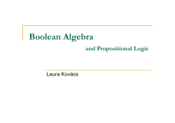 Boolean Algebra