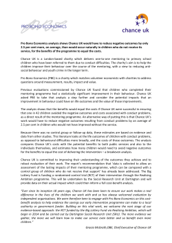 Chance UK report summary PDF, 375.25 KB