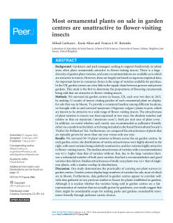 Most ornamental plants on sale in garden centres are