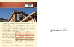Color Chart - Custom Bilt Metals