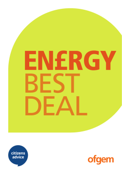 Energy Best Deal - Citizens Advice