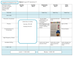 August 29th-September 2nd