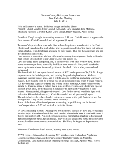 Sonoma County Beekeepers Association Board Member Meeting