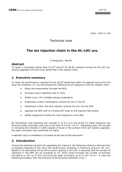 The ion injection chain in the HL-LHC era