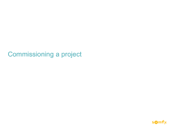 commissioning - Instant Magazine