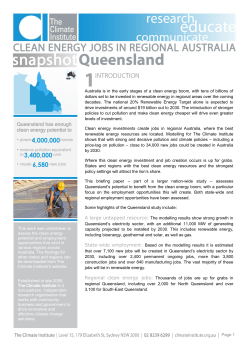 Queensland has enough clean energy potential to