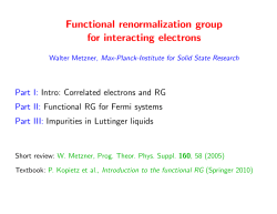 Functional renormalization group for interacting electrons