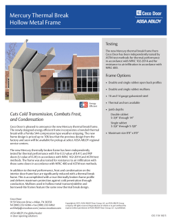 Mercury Thermal Break Hollow Metal Frame