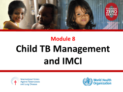 Child TB training