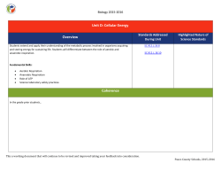 Biology Unit D Cellular Energy-1