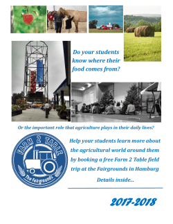 Do your students know where their food comes