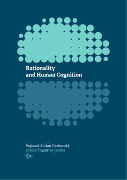 Rationality and Human Cognition - Filozofick&aacute; fakulta &middot; Trnavsk&aacute;