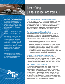 Bendix/King Digital Publications from ATP